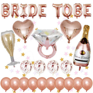 Набір кульок Bride to be рожеве золото