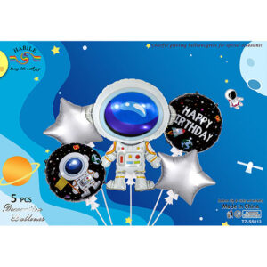 Набір кульок  космонавт  5шт