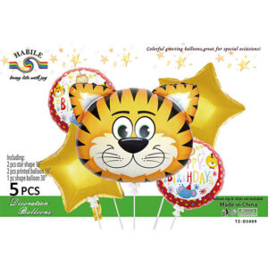 Набір кульок тигр 5шт