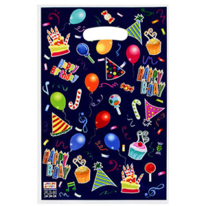 Подарункові поліетиленові пакети Свято сині 10шт