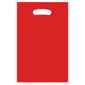 Подарункові поліетиленові пакети червоні 10шт