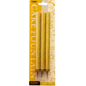 Свічка для торту Феєрверк Холодний фонтан 23,5 см 3 од