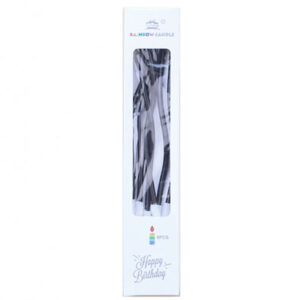 Свічки коктейльні чорні блискучі 6шт