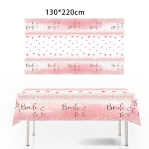 Скатертина рожева Bride to be 130х220см