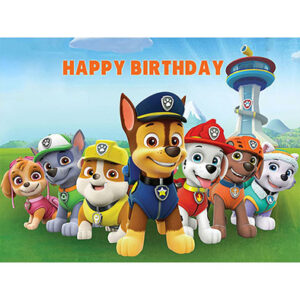 Фото фон Happy Birthday Щенячий патруль 2 1,5х1м