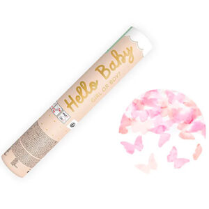 Хлопавка Гендер Паті Хлопчик чи Дівчинка рожеві метелики 20см