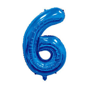 Цифра синя 60см К - 6