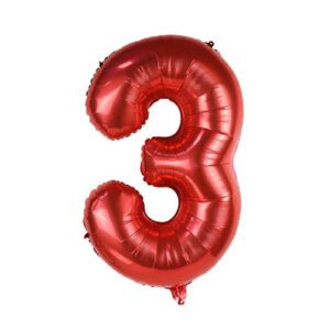 Цифра червона 60см К - 3