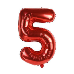 Цифра червона 60см К - 5