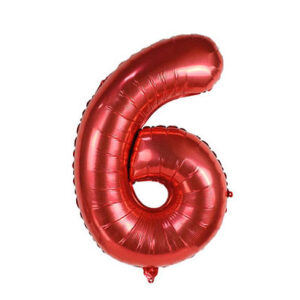 Цифра червона 60см К - 6