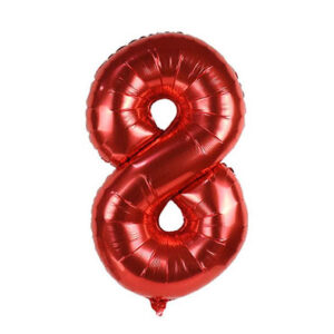 Цифра червона 60см К - 8