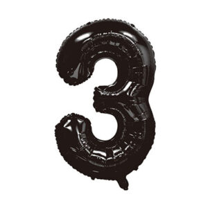 Цифра чорна 60см К - 3