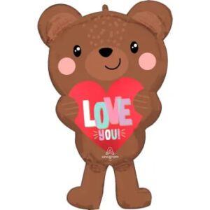 Ведмедик з серцем Сатин Love you An
